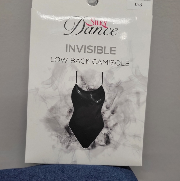 Silky Dance Low Back Camisole Leotard Black Adult Medium - Picture 2 of 2